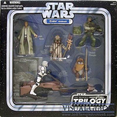 Endor Ambush 5-Pack (Han Solo, Endor Rebel Soldier, Logray, Scout Trooper & Wicket W. Warrick) - Hasbro (Star Wars: Episode VI - Return Of The Jedi) action figure collectible [Barcode 076930345153] - Main Image 2