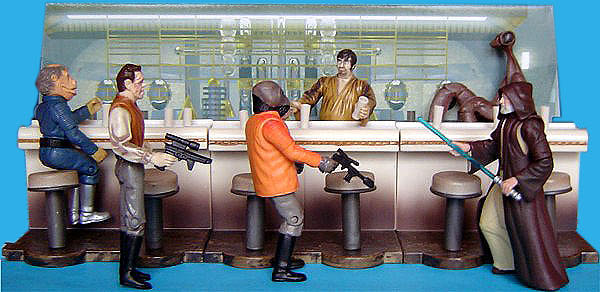 Mos Eisley Cantina Scene 1 - Hasbro (2004-2005 The Original Trilogy Collection) action figure collectible [Barcode 076930345160] - Main Image 4