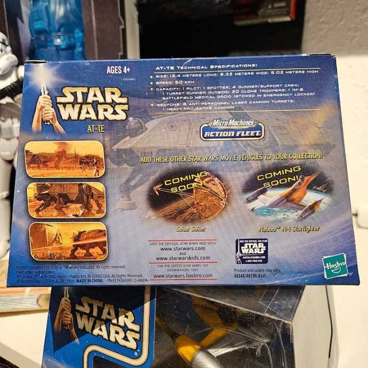 MicroMachines Action Fleet AT-TE - Lucasfilm (2002-2003 Star Wars Saga) action figure collectible [Barcode 076930468463] - Main Image 3