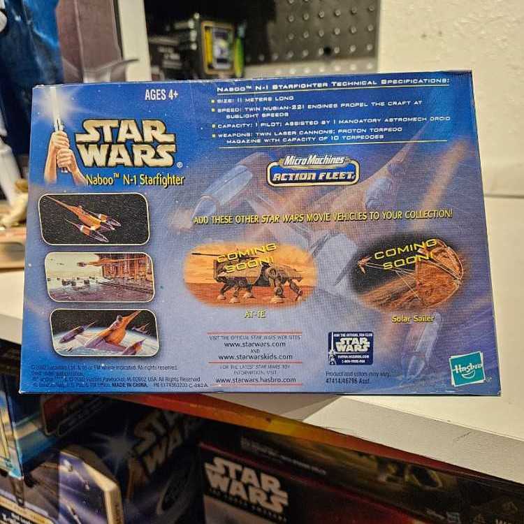 MicroMachines Action Fleet Naboo N-1 Starfighter - Hasbro (2002-2003 Star Wars Saga) action figure collectible [Barcode 076930474143] - Main Image 3