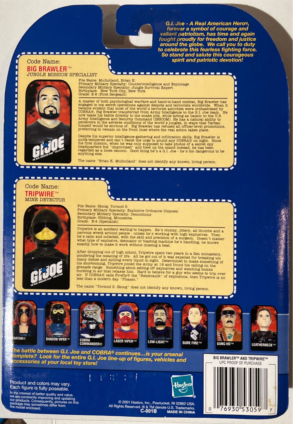 Tripwire - Hasbro - G.I. Joe (G.I. Joe) action figure collectible [Barcode 076930530597] - Main Image 2