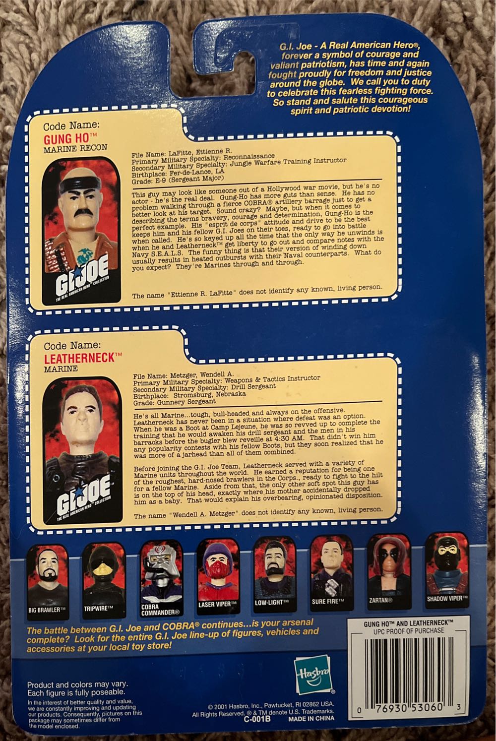Gung Ho & Leatherneck - Hasbro (G.I. Joe - Special Collector’s Edition) action figure collectible [Barcode 076930530603] - Main Image 2
