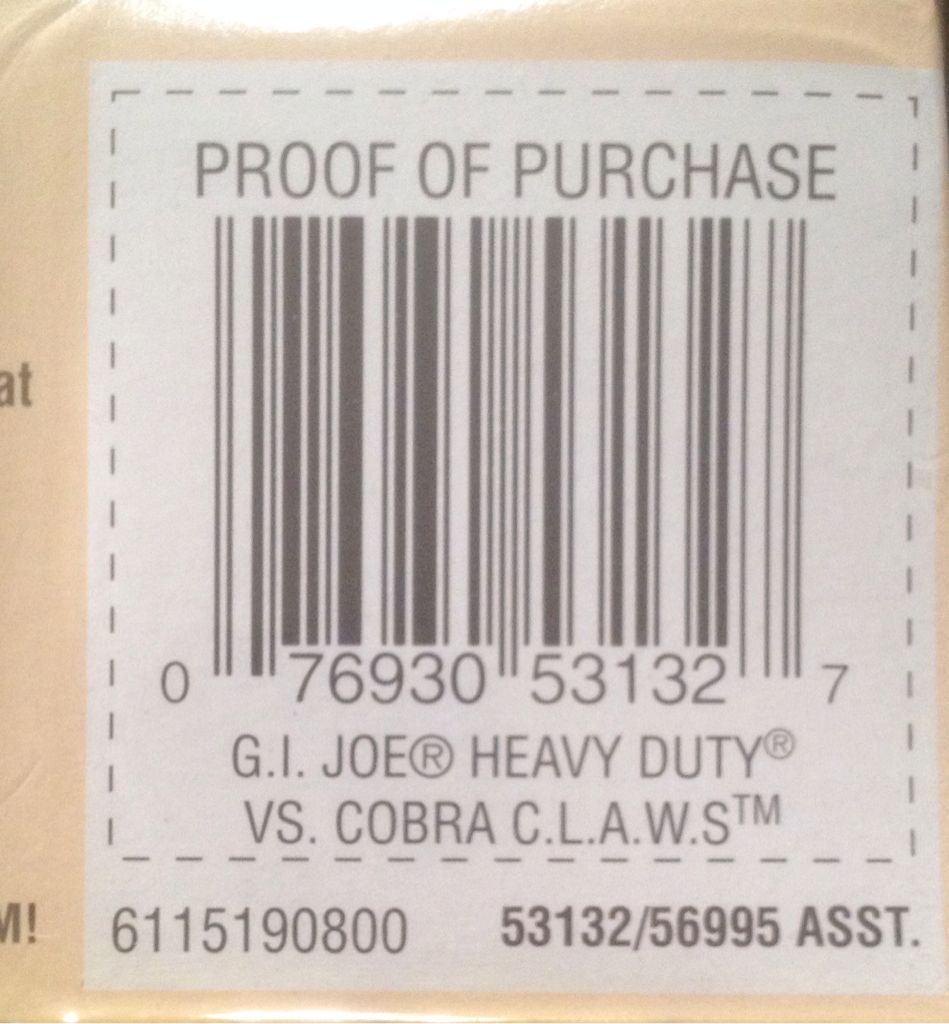 GI Joe Puzzle Heavy Duty vs. Cobra C.L.A.W.S. - Hasbro GI Joe (G.I. JOE vs Cobra) action figure collectible [Barcode 076930531327] - Main Image 2