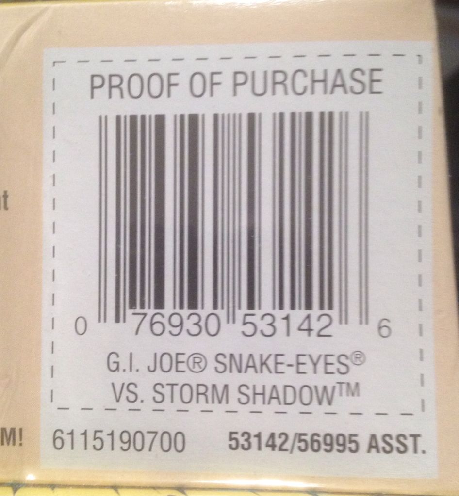 Snake Eyes Vs Storm Shadow - Hasbro (G. I. JOE) action figure collectible [Barcode 076930531426] - Main Image 2