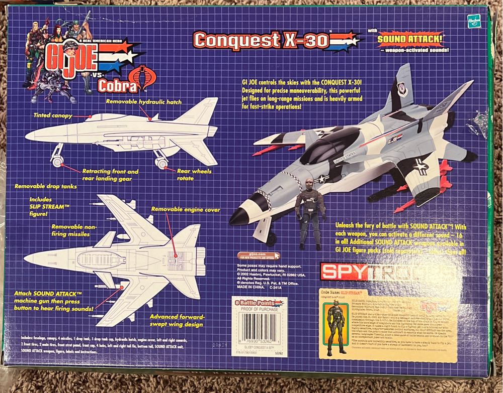 Conquest X-30 - Hasbro (G.I. Joe) action figure collectible [Barcode 076930532621] - Main Image 2