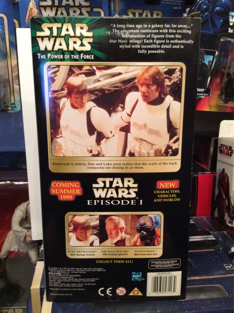 Luke Skywalker With Dianoga Tentacle - Hasbro (Star Wars Action Collection) action figure collectible [Barcode 076930571132] - Main Image 2