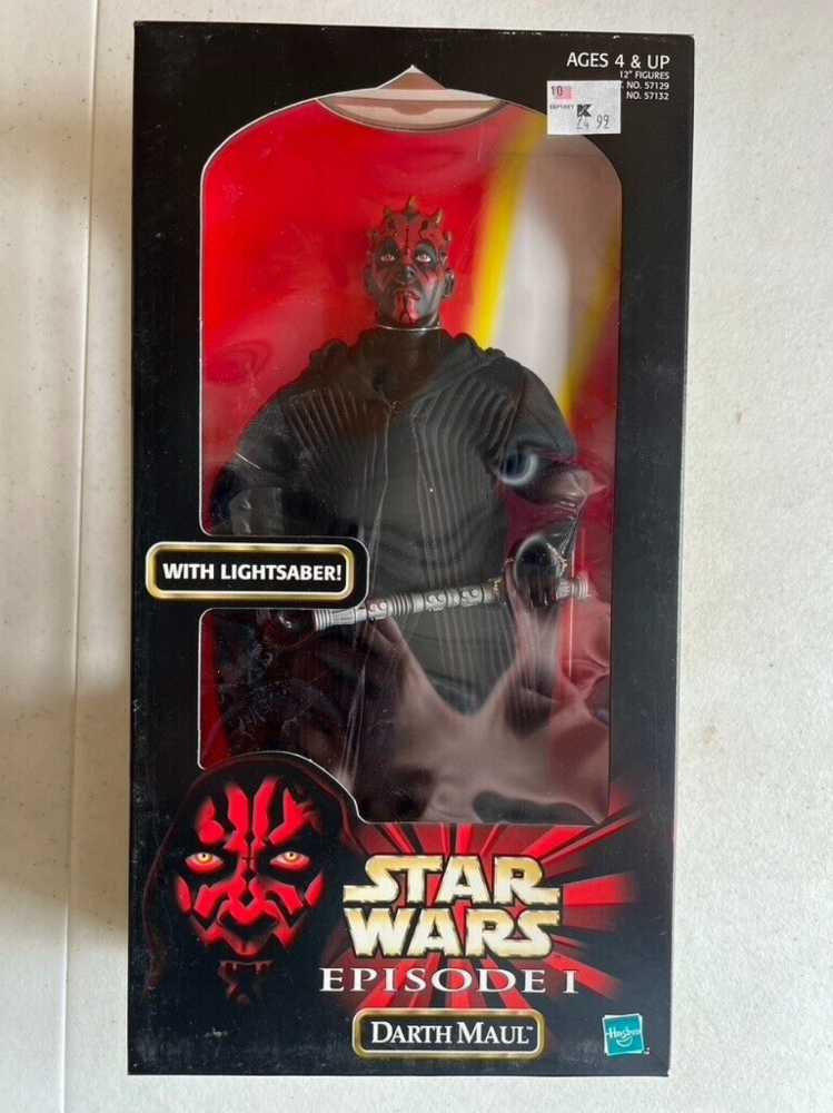 Darth Maul With Lightsaber - Hasbro (Star Wars Action Collection) action figure collectible [Barcode 076930571323] - Main Image 3