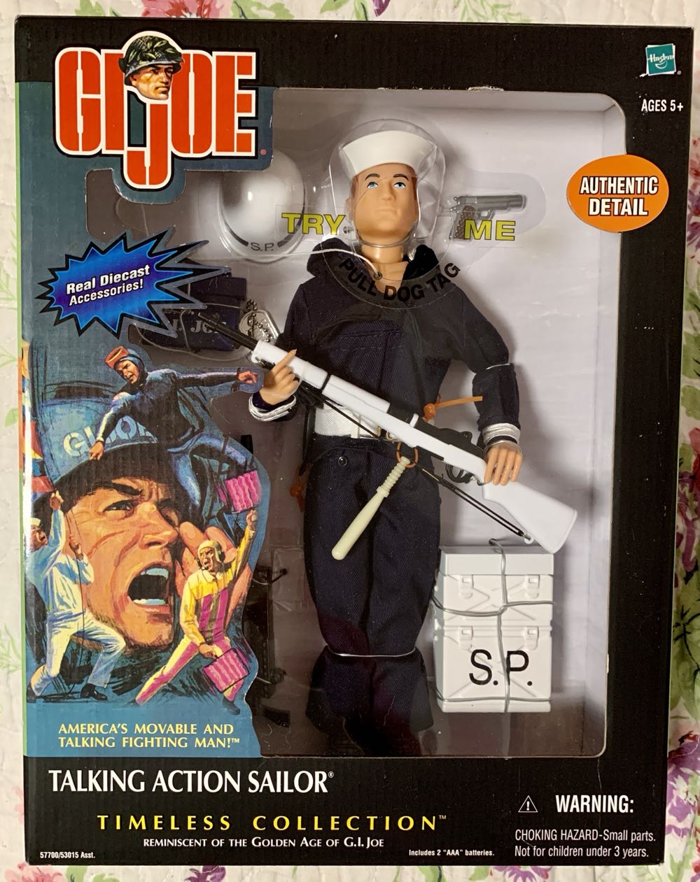 GI Joe Talking Action Sailor - Hasbro (GI Joe Timeless Collection) action figure collectible [Barcode 076930577004] - Main Image 2