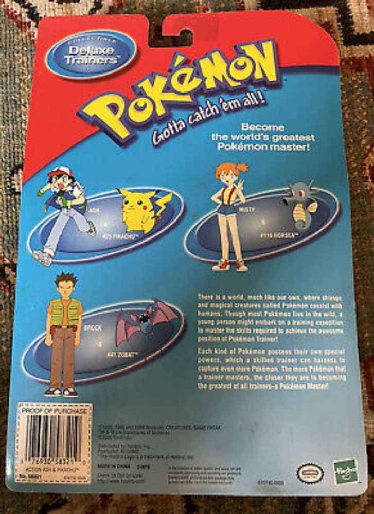 Ash - Hasbro (Pokémon) action figure collectible [Barcode 076930583210] - Main Image 4