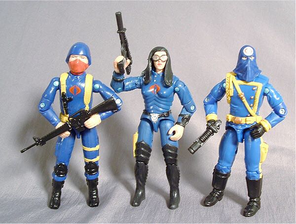 Baroness, Cobra Commander, Cobra Trooper #1 - Hasbro (G.I. Joe) action figure collectible [Barcode 076930603550] - Main Image 2