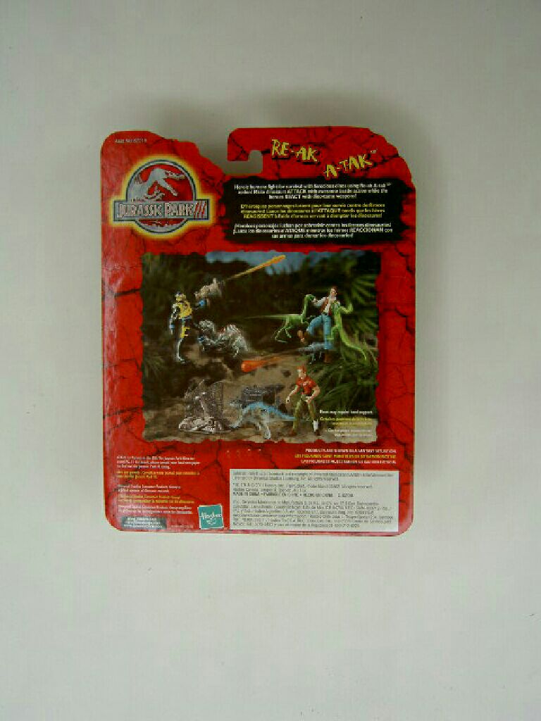 Jurassic Park 3 Dr. Alan Grant & Compies - Hasbro (Jurassic Park 3) action figure collectible [Barcode 076930622483] - Main Image 2