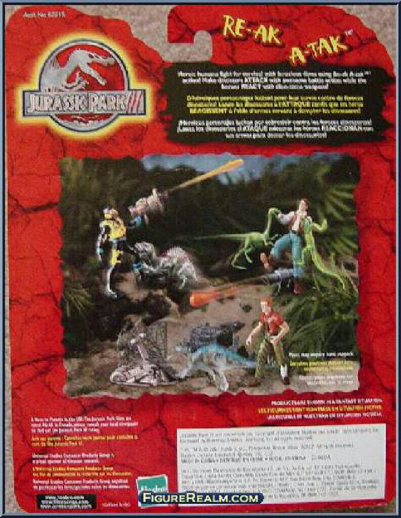 Jurassic Park 3 Military Diver & Spinosaurus - Hasbro (Jurassic Park 3) action figure collectible [Barcode 076930622490] - Main Image 2