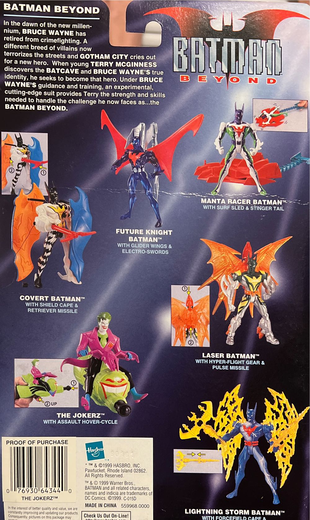 Batman Beyond The Jokerz - Hasbro (Batman) action figure collectible [Barcode 076930643440] - Main Image 2