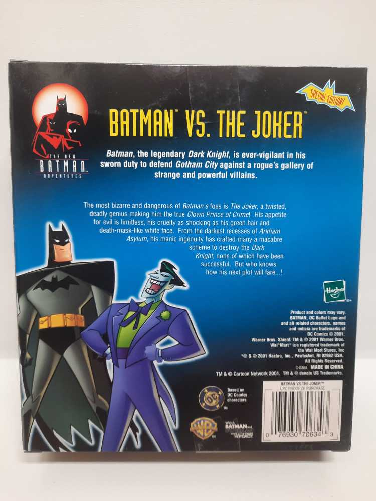 Batman vs. The Joker - Hasbro (Batman) action figure collectible [Barcode 076930706343] - Main Image 2