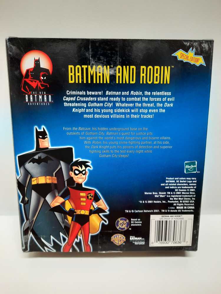 Batman and Robin (Walmart Exclusive) - Hasbro (Batman) action figure collectible [Barcode 076930706367] - Main Image 2