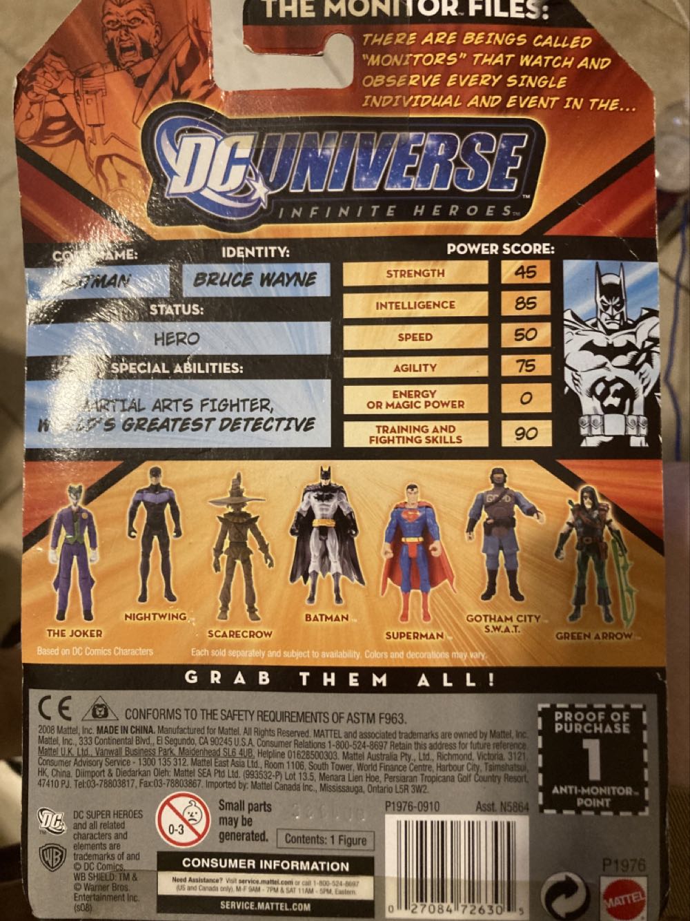 Batman - Mattel (Dc Universe Infinite Heroes Crisis) action figure collectible [Barcode 027084726305] - Main Image 2