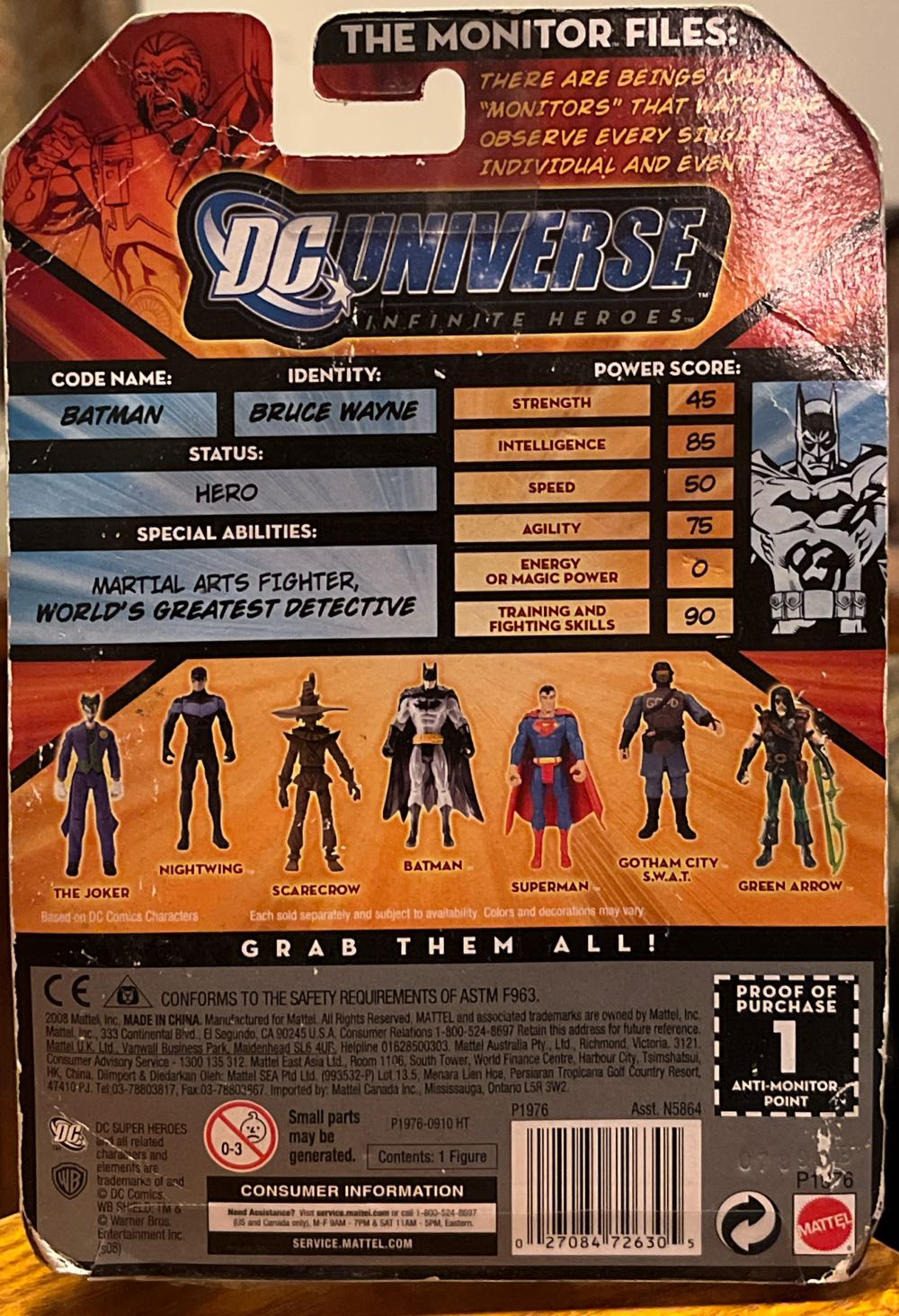 Batman - Mattel (Dc Universe Infinite Heroes Crisis) action figure collectible [Barcode 027084726305] - Main Image 3