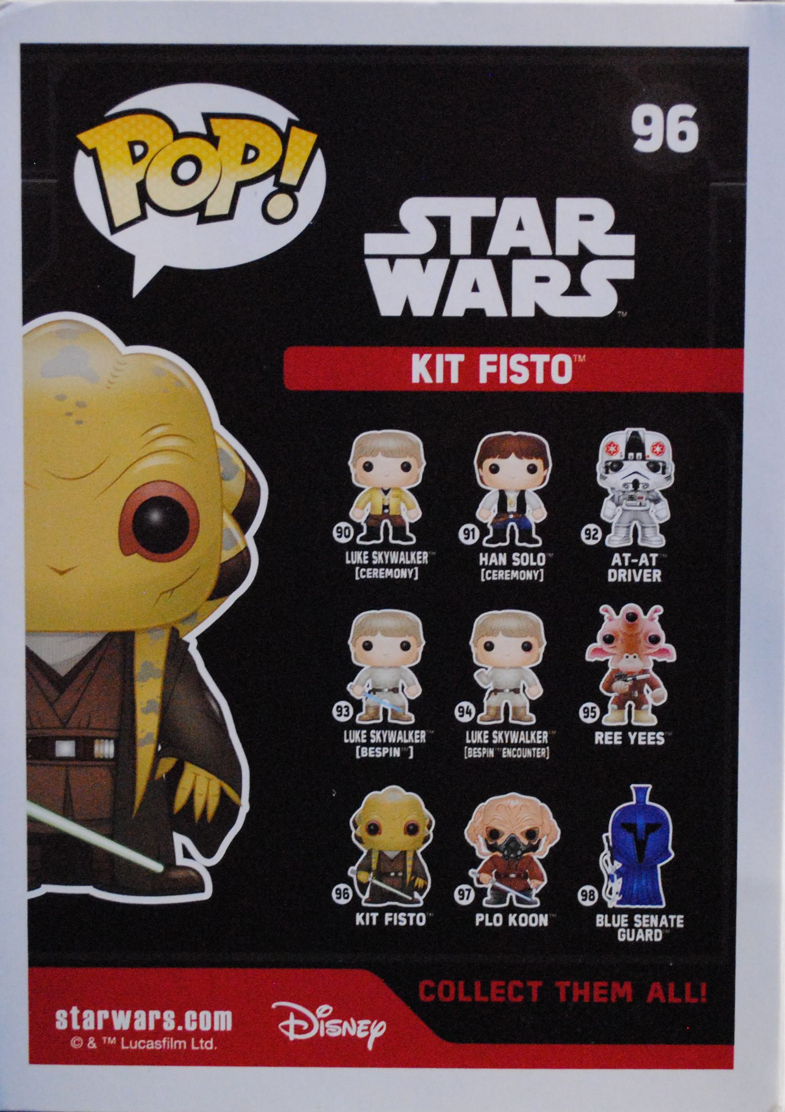 Funko Pop! Movies: Star Wars Kit Fisto ATOC - Funko (Stsr Wars Funko Pop) action figure collectible [Barcode 00849803085544] - Main Image 2