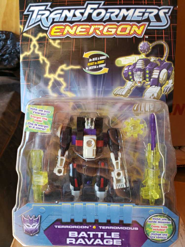 Battle Ravage - Hasbro (Energon) action figure collectible [Barcode 076930802144] - Main Image 2