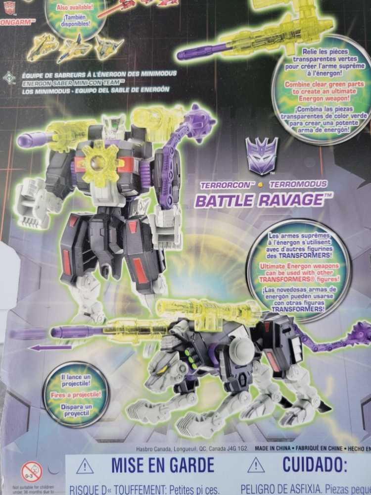 Battle Ravage - Hasbro (Energon) action figure collectible [Barcode 076930802144] - Main Image 4