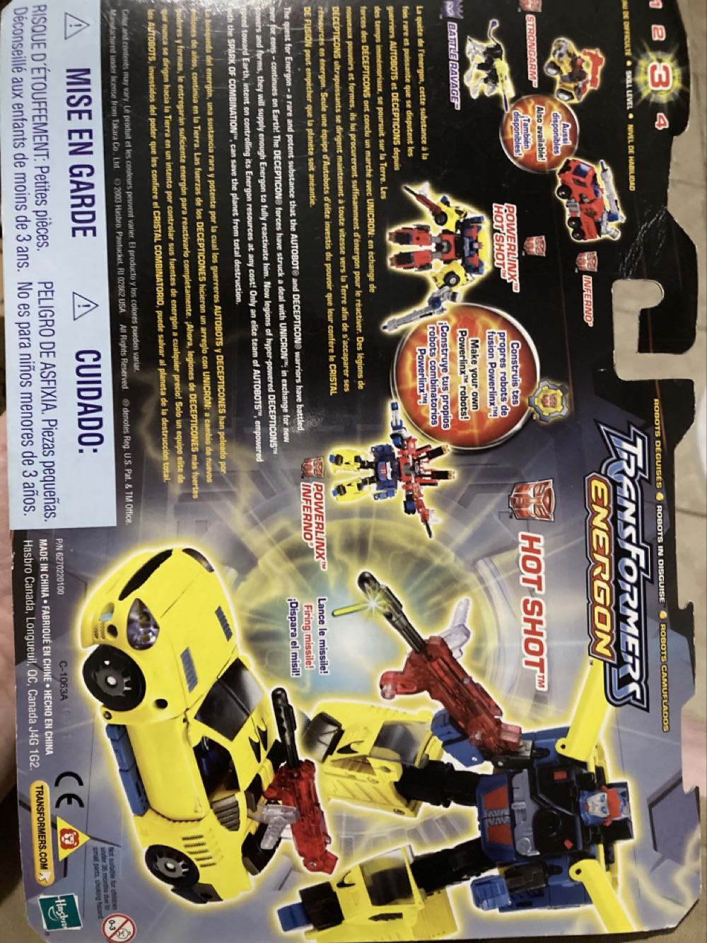 Transformers: Energon Hot Shot - Hasbro International Inc. (Transformers: Energon) action figure collectible [Barcode 076930802175] - Main Image 2