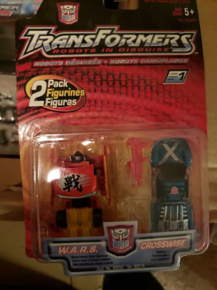 W.A.R.S. & Crosswise - Hasbro (Transformers RID) action figure collectible [Barcode 076930805749] - Main Image 2