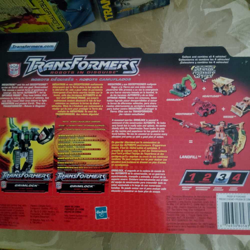 Grimlock - Hasbro (Transformers RID) action figure collectible [Barcode 076930805831] - Main Image 2