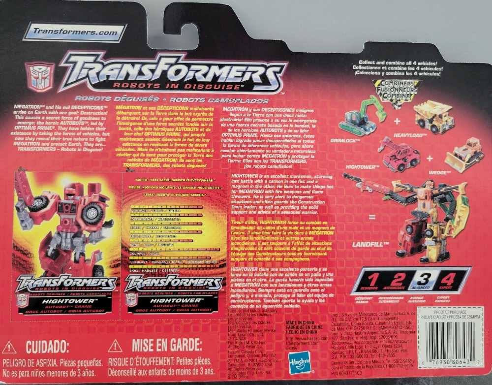 Hightower - Hasbro (Transformers RID) action figure collectible [Barcode 076930806432] - Main Image 3