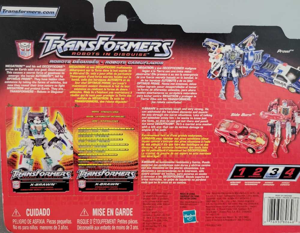 X-Brawn (Repaint) - Hasbro (Transformers RID) action figure collectible [Barcode 076930806463] - Main Image 3