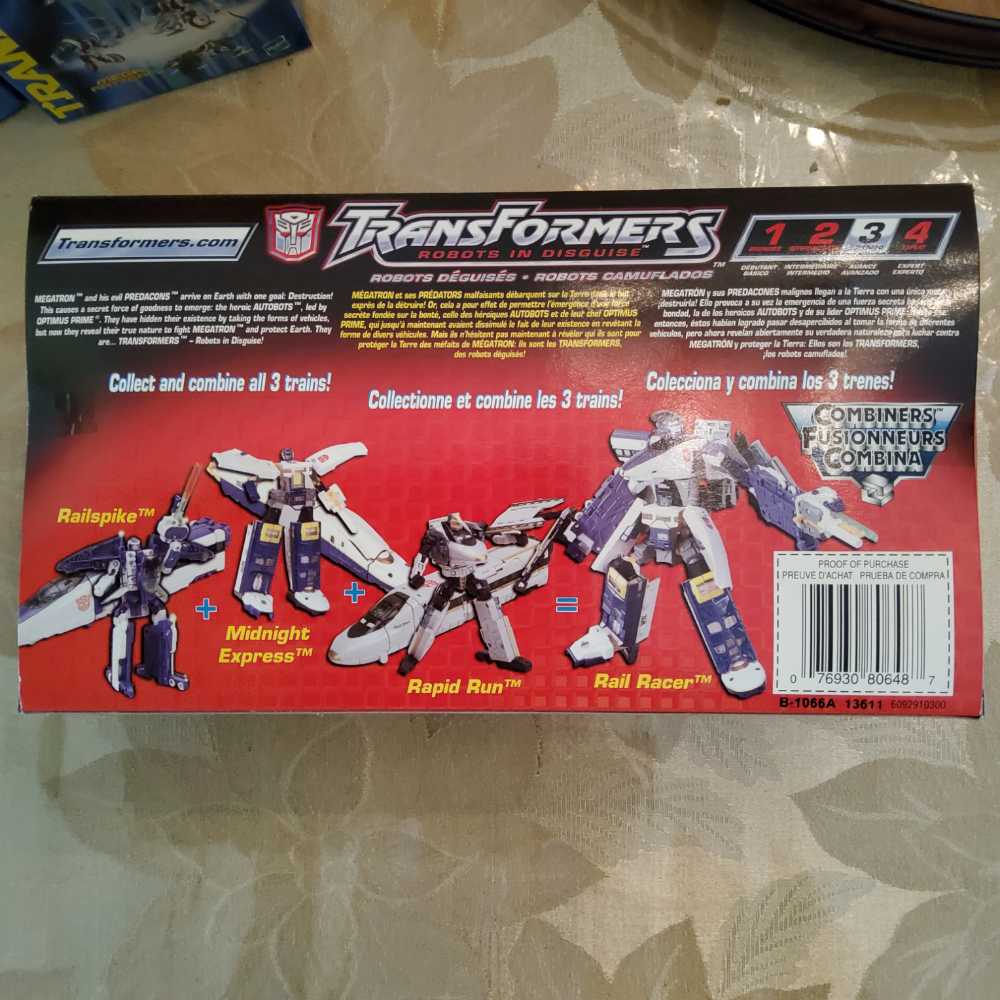 Railspike - Hasbro (Transformers: RID) action figure collectible [Barcode 076930806487] - Main Image 2