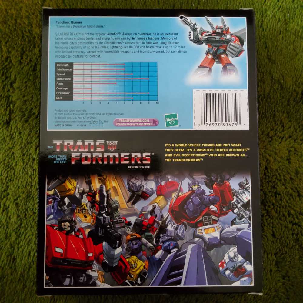 Silverstreak - Hasbro (The Transformers) action figure collectible [Barcode 076930806753] - Main Image 2
