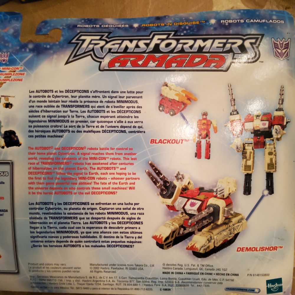 Demolisher - Hasbro (Transformers Armada) action figure collectible [Barcode 076930807163] - Main Image 2