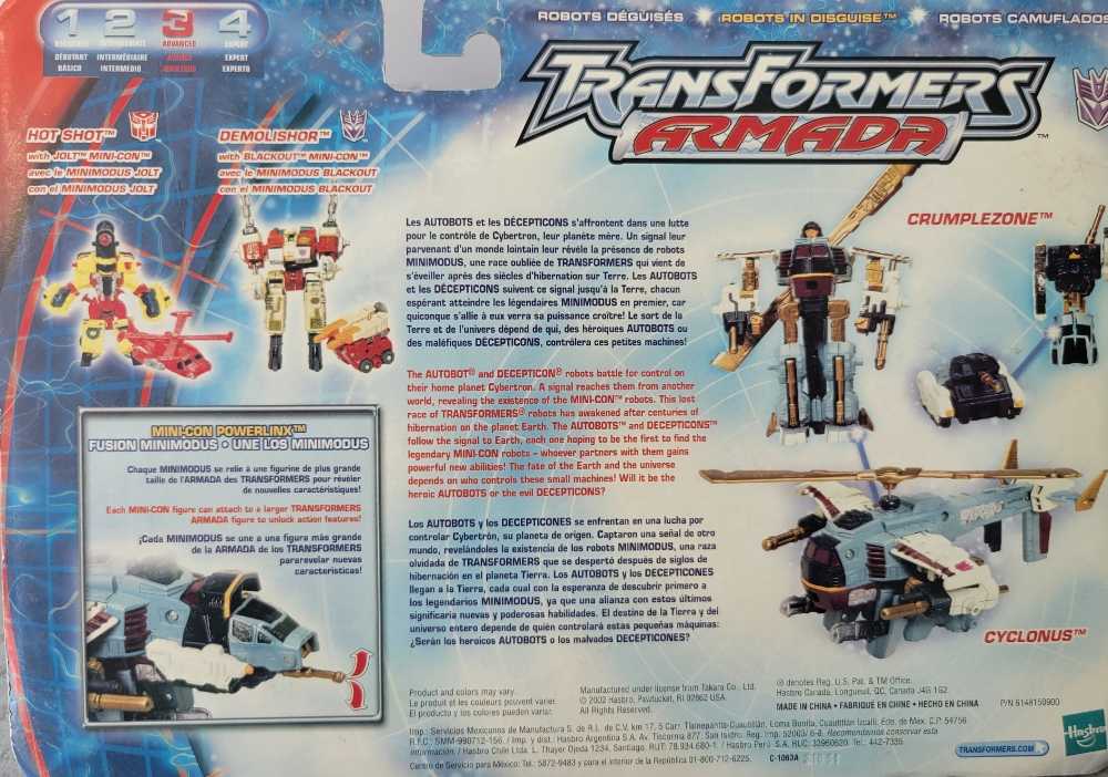 Cyclonus With Crumplezone - Hasbro (Armada) action figure collectible [Barcode 076930807187] - Main Image 3