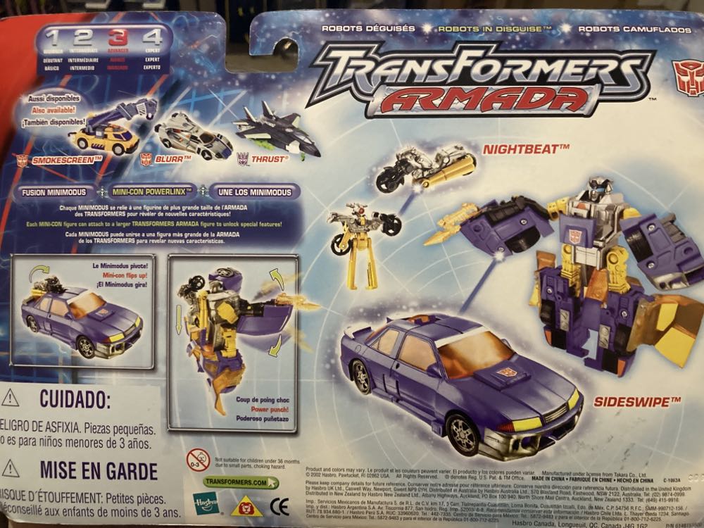 Transformers: Armada Sideswipe - Hasbro (Transformers: Armada) action figure collectible [Barcode 076930807330] - Main Image 2