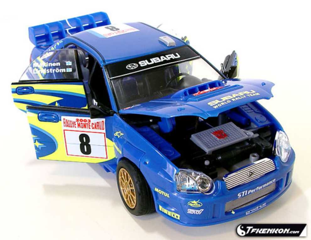 Smokescreen (Subaru Impreza) - Hasbro (Transformers Alternators) action figure collectible [Barcode 076930813010] - Main Image 4