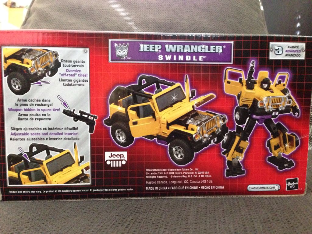 Swindle (Robot Mode) - Hasbro (Alternators) action figure collectible [Barcode 076930813126] - Main Image 2