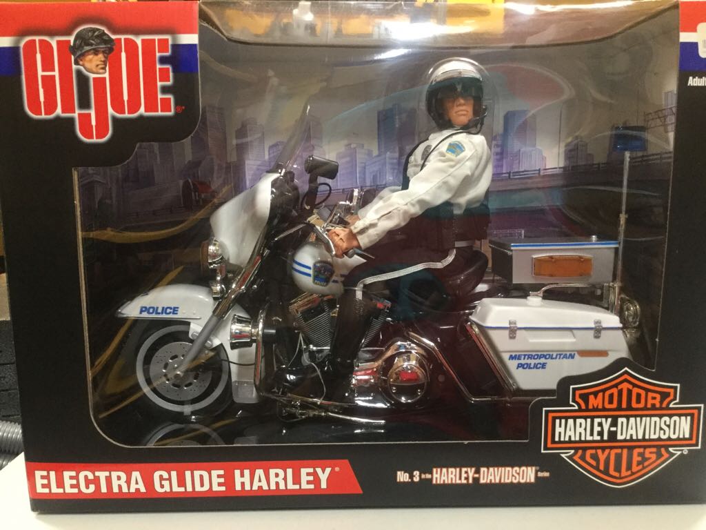 GI Joe Electra Glide Harley - Hasbro (GI Joe Harley-Davidson Series) action figure collectible [Barcode 076930816974] - Main Image 1