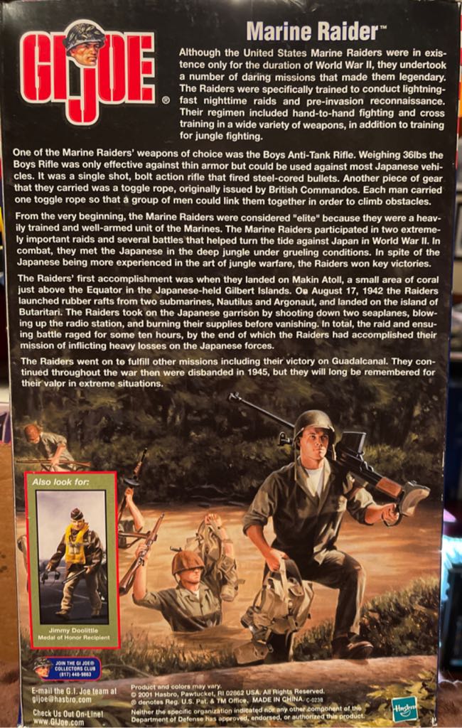 GI JOE Marine Raider - Hasbro (Marine Corps) action figure collectible [Barcode 076930817896] - Main Image 2