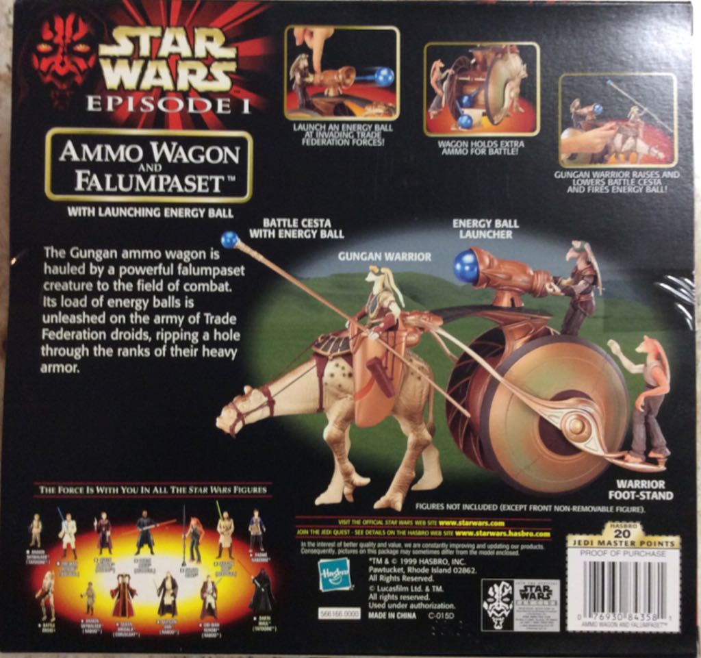 Ammo Wagon & Falumpaset - Star Wars (Episode 1) - Hasbro (Star Wars) action figure collectible [Barcode 076930843581] - Main Image 2