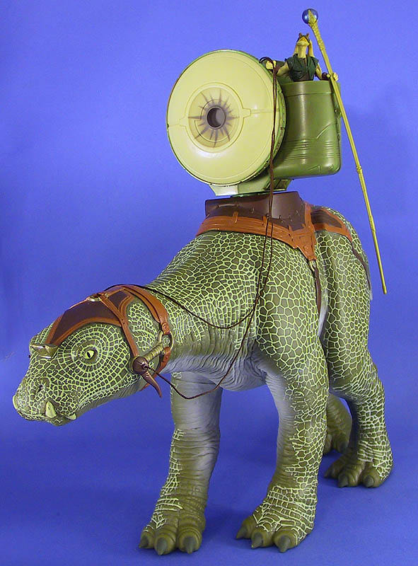 Creatures Fambaa w/ Shield Generator & Gungan Warrior - Hasbro (1999-2000 Episode I) action figure collectible [Barcode 076930843697] - Main Image 4