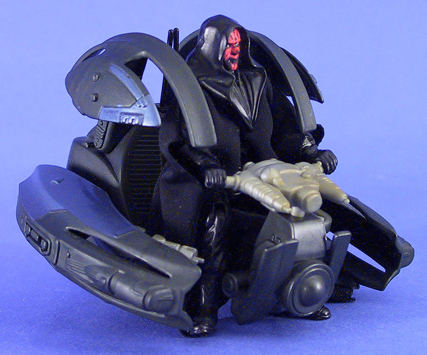 Sith Attack Speeder with Darth Maul - Hasbro (Star Wars: The Phantom Menace) action figure collectible [Barcode 076930843994] - Main Image 4