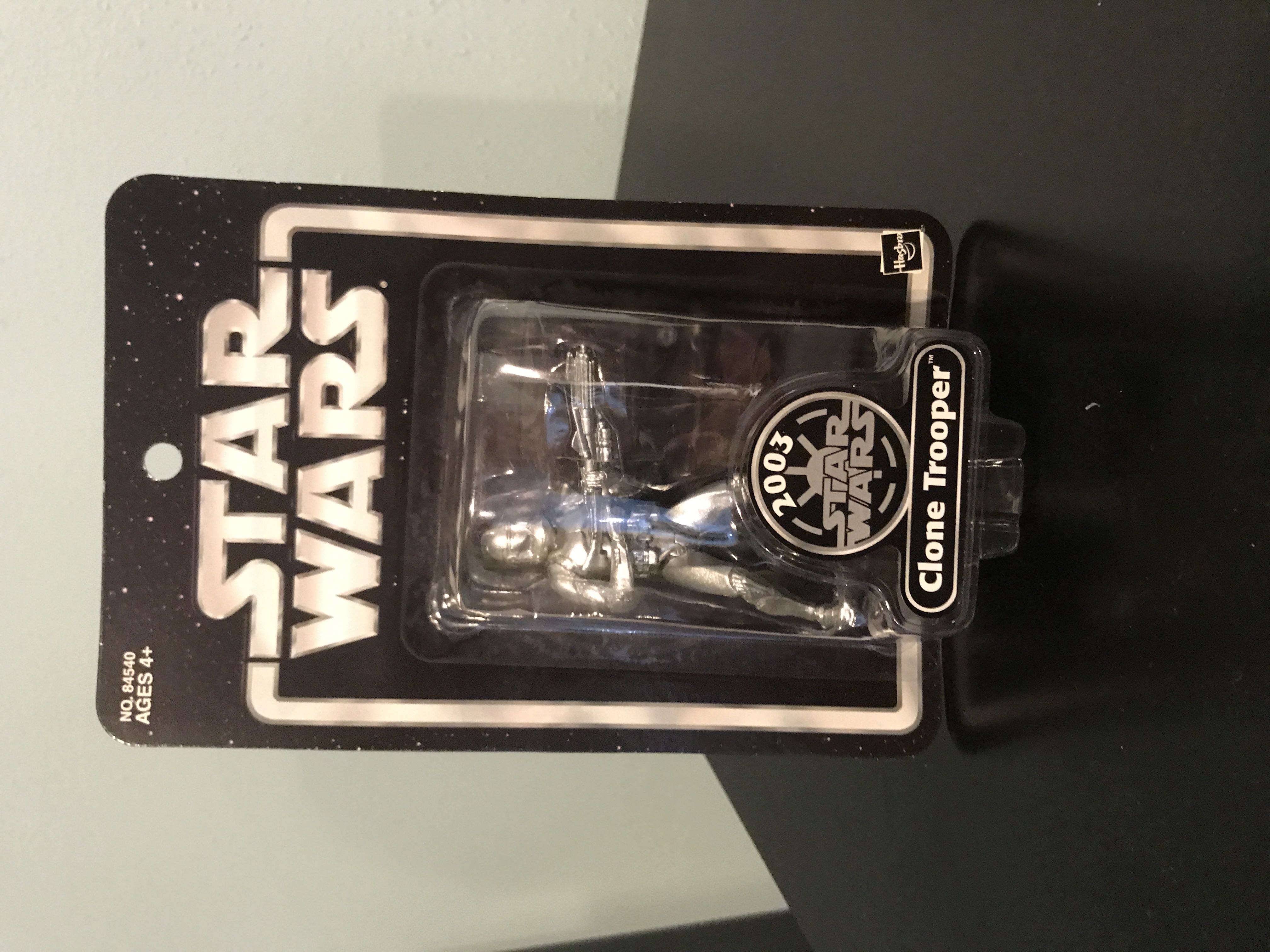 Clone Trooper (Silver) - Hasbro (Star Wars: 3”) action figure collectible [Barcode 076930845400] - Main Image 3