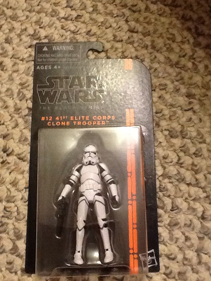 41st ELITE CORPS CLONE TROOPER - Hasbro (Black Series) action figure collectible [Barcode 653569886396] - Main Image 1