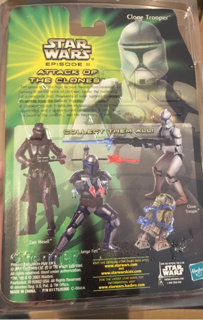 Clone Trooper - Star Wars ( Attack Of The Clones) - Hasbro (Star Wars) action figure collectible [Barcode 076930846803] - Main Image 2