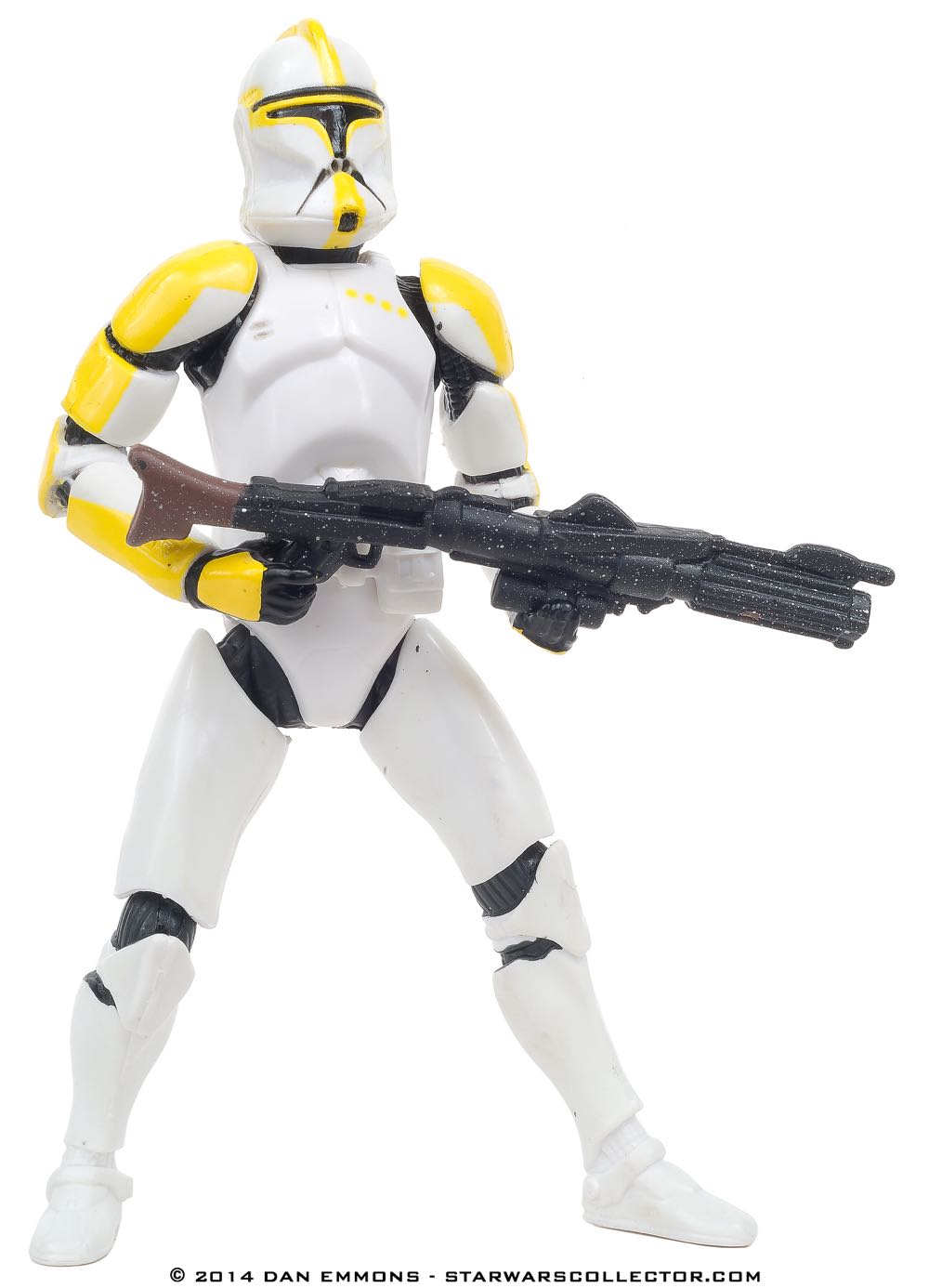 Yoda & Clone Trooper Commander - Star Wars Value (The Clone Wars) - Hasbro (2003 The Clone Wars Realistic-Animated) action figure collectible [Barcode 076930847541] - Main Image 3