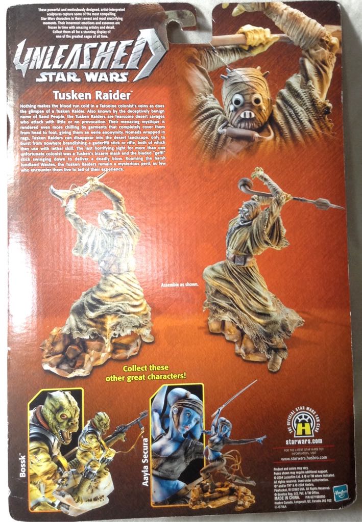 Unleashed: Tusken Raider LOOSE - Hasbro (Star Wars: A New Hope) action figure collectible [Barcode 076930847879] - Main Image 2