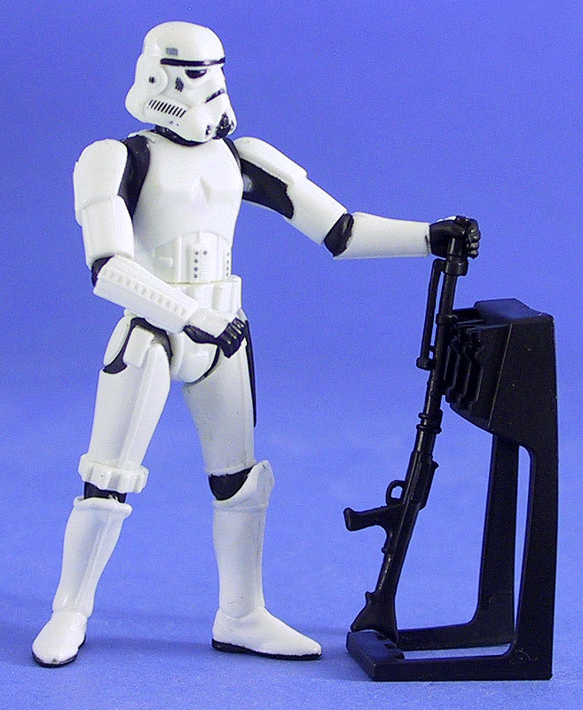Stormtrooper (Death Star Chase) - Hasbro (Star Wars - Saga 2003) action figure collectible [Barcode 076930847947] - Main Image 3