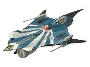 Anakin Skywalker’s Jedi Starfighter - Hasbro (2003 The Clone Wars Realistic-Animated) action figure collectible [Barcode 076930848470] - Main Image 4