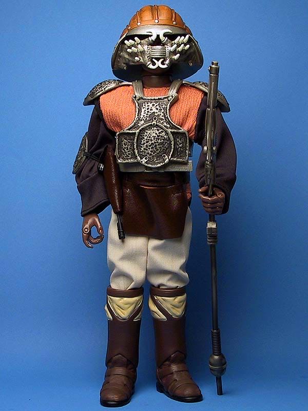 12” Lando Calrissian (Skiff Guard Disguise) - Hasbro (2002-2003 Star Wars Saga) action figure collectible [Barcode 076930849729] - Main Image 3