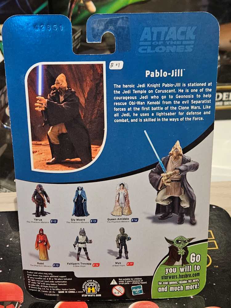 Pablo-Jill (Attack Of The Clones) Geonosis Arena - Hasbro (Star Wars) action figure collectible [Barcode 076930851593] - Main Image 4